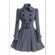 thumbnail image 4 of Women's Gorgeous Belted Winter Long Coat Jacket 6 colors-, 4 of 5