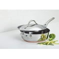 thumbnail image 2 of Anolon  Nouvelle Copper 11-Piece Mixed Cookware Set, Silver and Black, 2 of 10