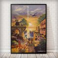 thumbnail image 2 of Póster de El viaje de Chihiro Studio Ghibli Decoración del hogar Póster de la película Hayao Miyazaki Arte de pared de anime Impresión de anime japonesa Lienzo, 2 of 5