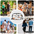 thumbnail image 7 of FORMRS Mini Crossbody Bag for Women Adjustable Rope Shoulder Casual Phone Purse, Beige Snow Houses, 7 of 7