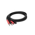 thumbnail image 2 of (1m) - Hosa CPR-201 Dual 0.6cm TS to Dual RCA Stereo Interconnect Cable, 1m, 2 of 3