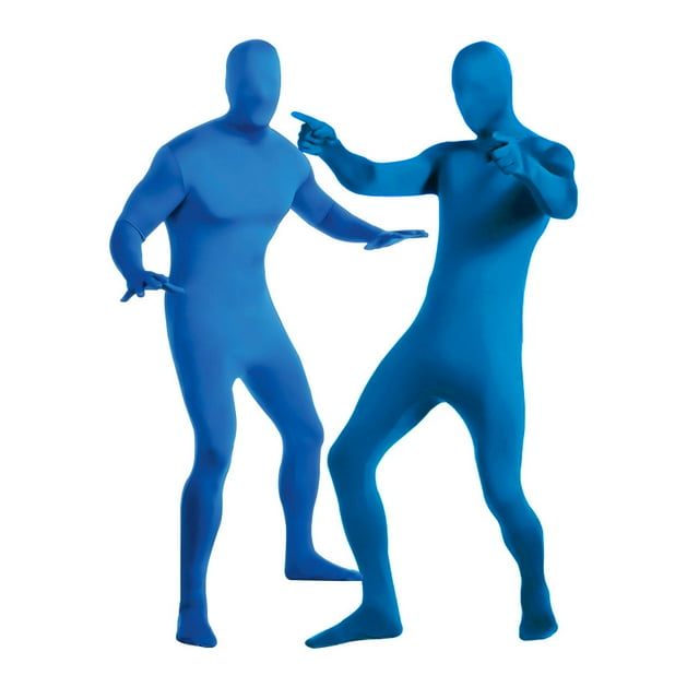 Traje de pantalla azul Chromakey azul de 170 cm, traje de mono completo para hombres adultos, mujere Abanopi Body verde