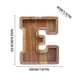 thumbnail image 5 of Lata de ahorros de madera con letras en inglés, lata de ahorros de vidrio transparente, alcancía, 5 of 6