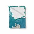 thumbnail image 2 of Croatia Soft Flannel Fleece Throw Blanket, Travel and Tourism Themed Illustration with Landmarks and Welcome Text, Cozy Plush for Indoor and Outdoor Use, 60" x 80", Multicolor, by Ambesonne, 2 of 6