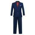thumbnail image 3 of Boys' 2-Piece Formal Suit Set，Birthday Proms Dinner Blazers, 3 of 5
