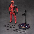 thumbnail image 5 of Deadpool & Wolverine 3 Figurine de Collection - Cadeau Parfait pour les Fans du Film Marvel, PVC Durable, Noir/rouge/jaune, 5 of 5