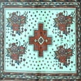 thumbnail image 1 of Ahgly Company Indoor Square Persian Light Blue Traditional Area Rugs, 8' Square, 1 of 4
