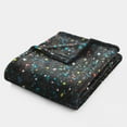 thumbnail image 4 of Mainstays Kids Plush Throw Blanket Splatter, 4 of 5