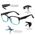 thumbnail image 3 of Cyxus Gafas para Mujer/Hombres Filtro de Luz Azul Anti Tensión de Oojos Lentes para Computadora (Degradado) Cyxus  Style, 3 of 9