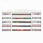 5 Layers Durable Metal Wire Nail Polish Display Organizer Wall Rack Hold 120 To 180 Bottles Nail Art Manicure Show Tool