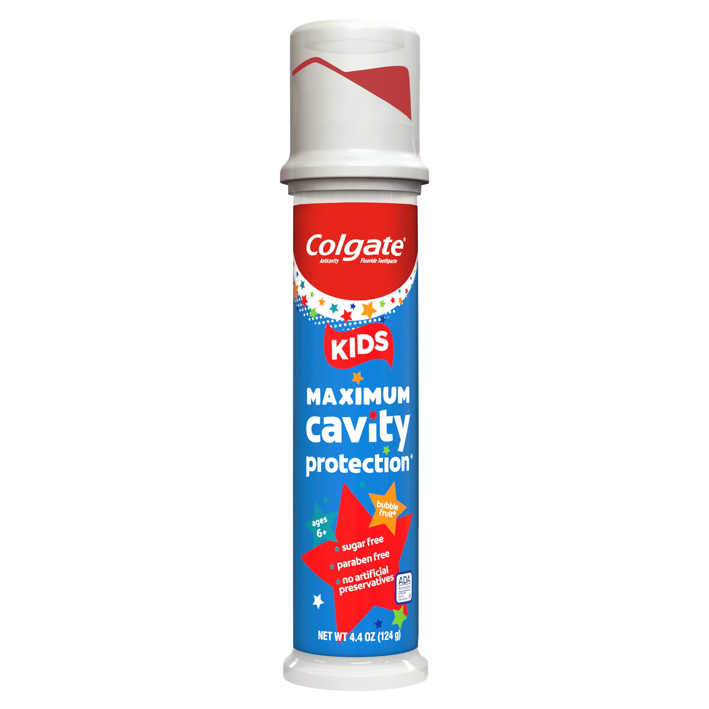 Colgate Kids Toothpaste Pump, Maximum Cavity Protection, 4.4 Oz