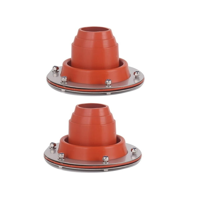 2x Estufa de tienda de caliente de silicona, estufa de leña, chimenea, de protección ignífugo, tubería de ventilación, accesorios de Cola gato de la estufa