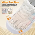 thumbnail image 3 of Barerun Toddler Shoes Boys Girls Non Slip Running Shoes, Wide, Pull-On, Tennis Shoes, 3 of 7