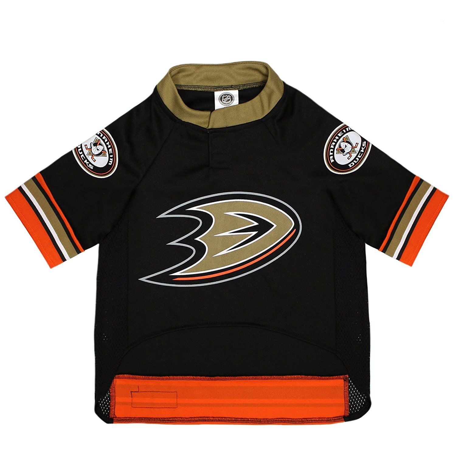 Pets First NHL Anaheim Ducks Mesh Jersey, Dogs, X-Small, Licensed