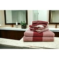 thumbnail image 3 of Mingled Check - Terracotta - 6pc Set (2 Bath + 2 Hand + Wash), 3 of 4