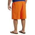 thumbnail image 2 of Big and Tall Essentials by DXL Men's Quick-Dry Swim Trunks, Orange, 2XL, 2 of 4