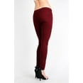 thumbnail image 3 of American Bazi Women's Solid Torn Skinny Jogger Pants RJJ458 - BRG - 3XL, 3 of 5