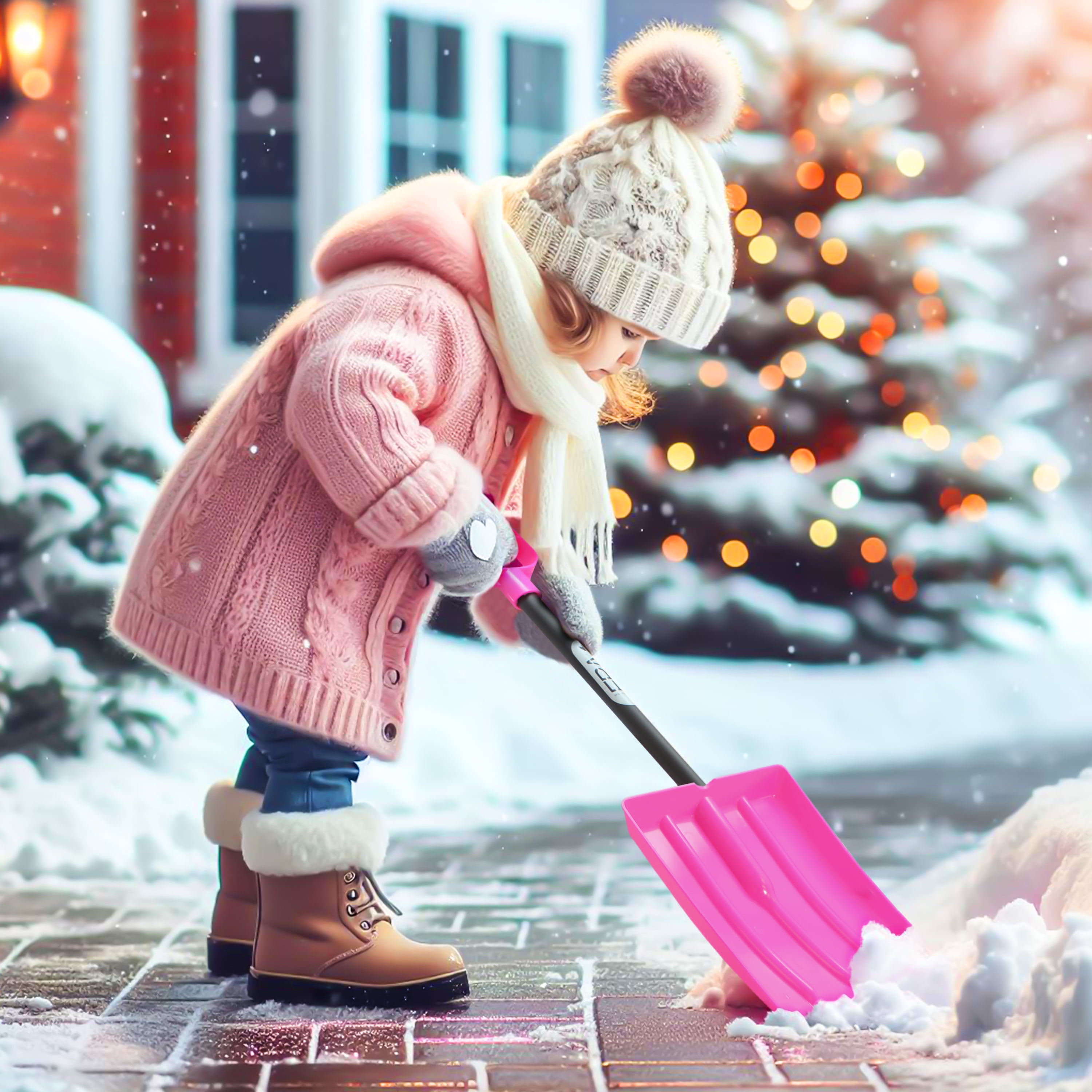 Pelle 10" pour Enfants Era, Couleurs Assorties Rouge Bleu et Rose Pelle 10"