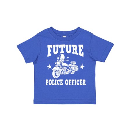 

Inktastic Future Police Officer Motorcycle Law Enforcement Gift Toddler Boy or Toddler Girl T-Shirt