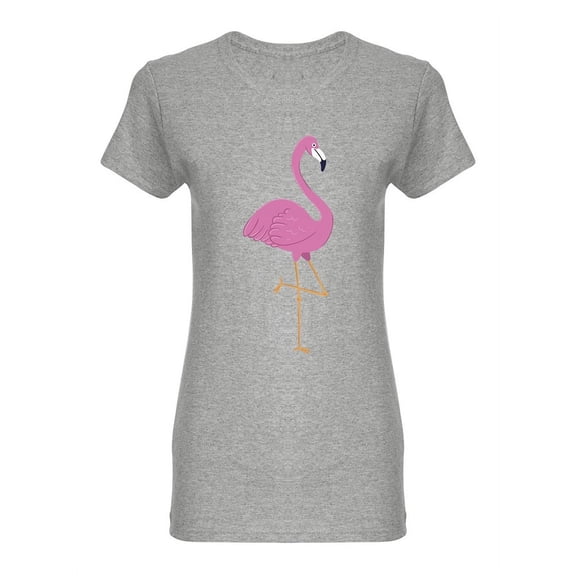 Flamingo Tropical Animal Shaped Tee Women's -Image by Shutterstock