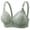 Green, variant on Fatuov Wireless Everyday Bra for Women Full Coverage Lightweight Bra Push Up Print Breathable Fabric Thin Underwear 44B