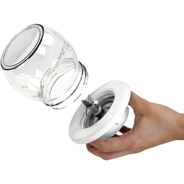2 Mini Vasos de Licuadora para Puré y Salsa