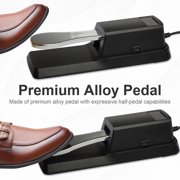 YMWVH Universal Sustain Pedal - Polarity Switch, Compatible with Midi Keyboards & Digital Pianos