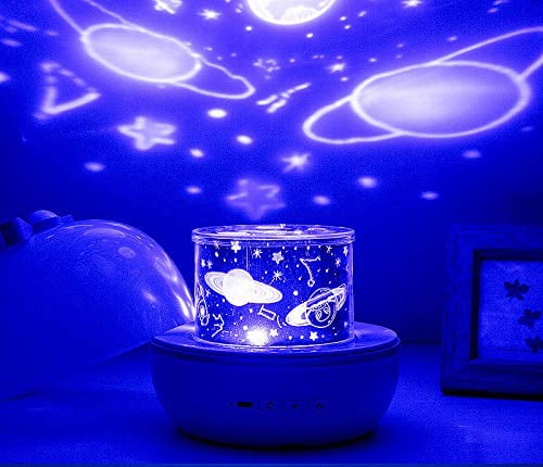 CANDA Rotating Star Ocean Projector Night Light for Kids Gifts for Boys Girls 