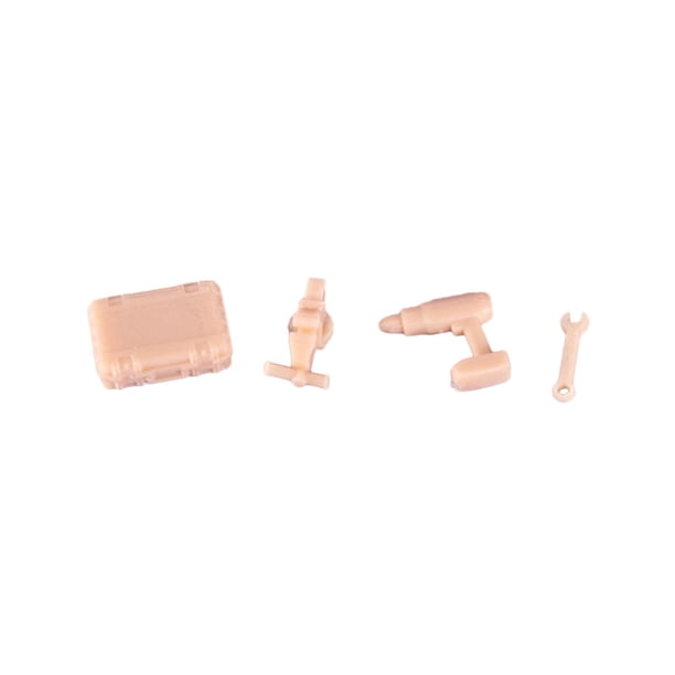 Herramienta de reparación de automóviles en miniatura, escala 1/64, para mesa de arena, adorno de escritorio Kit de herramientas