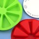 thumbnail image 1 of Moldes para hornear Triángulo 8 cavidades Molde de silicona para pasteles Molde de jabón Rebanadas de pizza Sartén para hornear Scone (1 pieza, rojo), 1 of 2