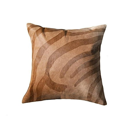 Natural 676685035554 18 X 18 In Torino Togo Cowhide Pillow