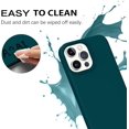 thumbnail image 2 of DUEDUE iPhone 13 Pro Max Case, Liquid Silicone Soft Gel Rubber Slim Cover with Microfiber Cloth Lining Cushion, 2 of 5