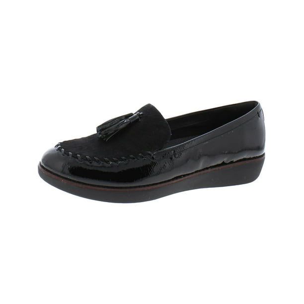 fitflop nadia peep toe loafers
