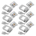 thumbnail image 4 of 6pcs Suitcase Lock Hasp Replacement Iron Toggle Hasps Latch Locks With Key For Luggage Suitcases Toolboxes And Cabinets Travel And Storage Silver, 4 of 9