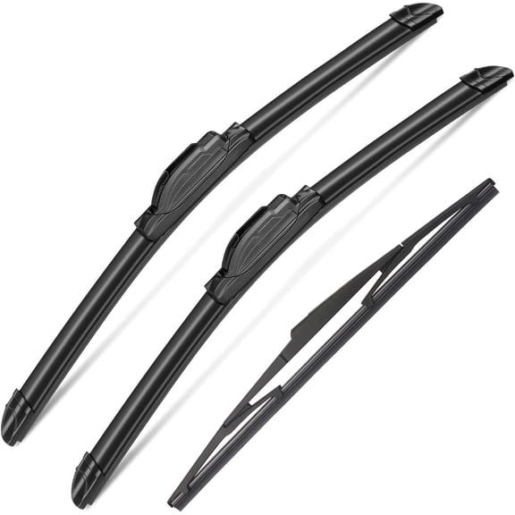 3Pcs Windshield Wipers Blades for Nissan Versa Hatchback 2007 2008 2009 2010 2011 2012, Automotive Replacement Windshield Wiper Blades for My Car- 26"/14"/14D" (Pack of 3) J- HOOK
