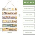 thumbnail image 2 of MUCHENGGIFT 4 Pieces Home Wall Decor Signs, THIS IS US/ TOGETHER/ BLESS THIS HOME/ FAMILY Wall Decor For Living Room Bedroom, Rustic Wooden Farmhouse Wall Art Decor, 4.7 x 13.8 Inch(White), 2 of 7