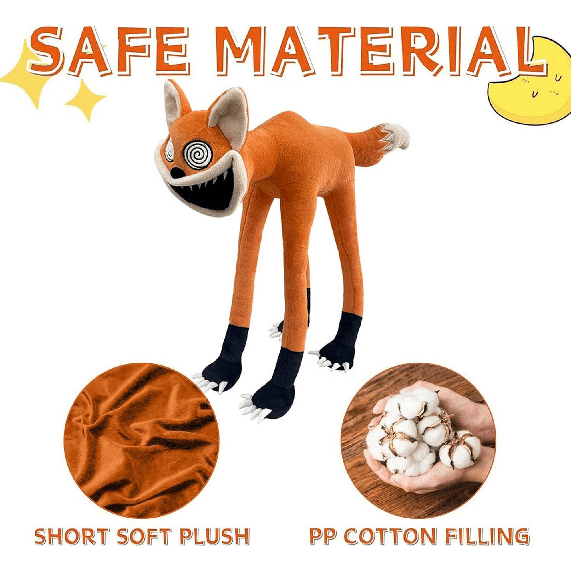 Smiling Critters Big Mouth Fox Plush 17.7