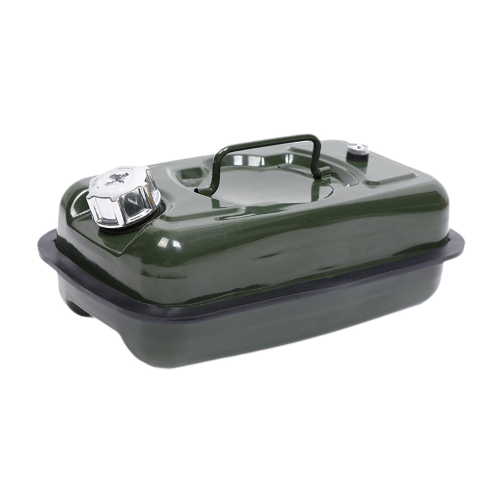 Wzmzjy Motorcycle Seat Fuel Can Tank Multipurpose Liquid Storage Canister for Emergency 5L Aluminum Lid