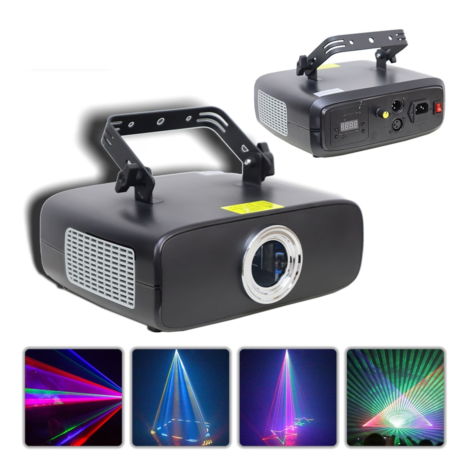 2W RGB Disco DJ Beam Light Projector 45 Remote Strobe Stage Lighting Effect Xmas Party Holiday Halloween Lights ,Multiple Working Modes