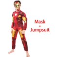thumbnail image 3 of Disfraz de Iron Man para niños, disfraz de superhéroe de Iron Man, disfraz de cosplay, mono, máscara, guantes, mono de cumpleaños de Halloween para niños, regalos, 3 of 5