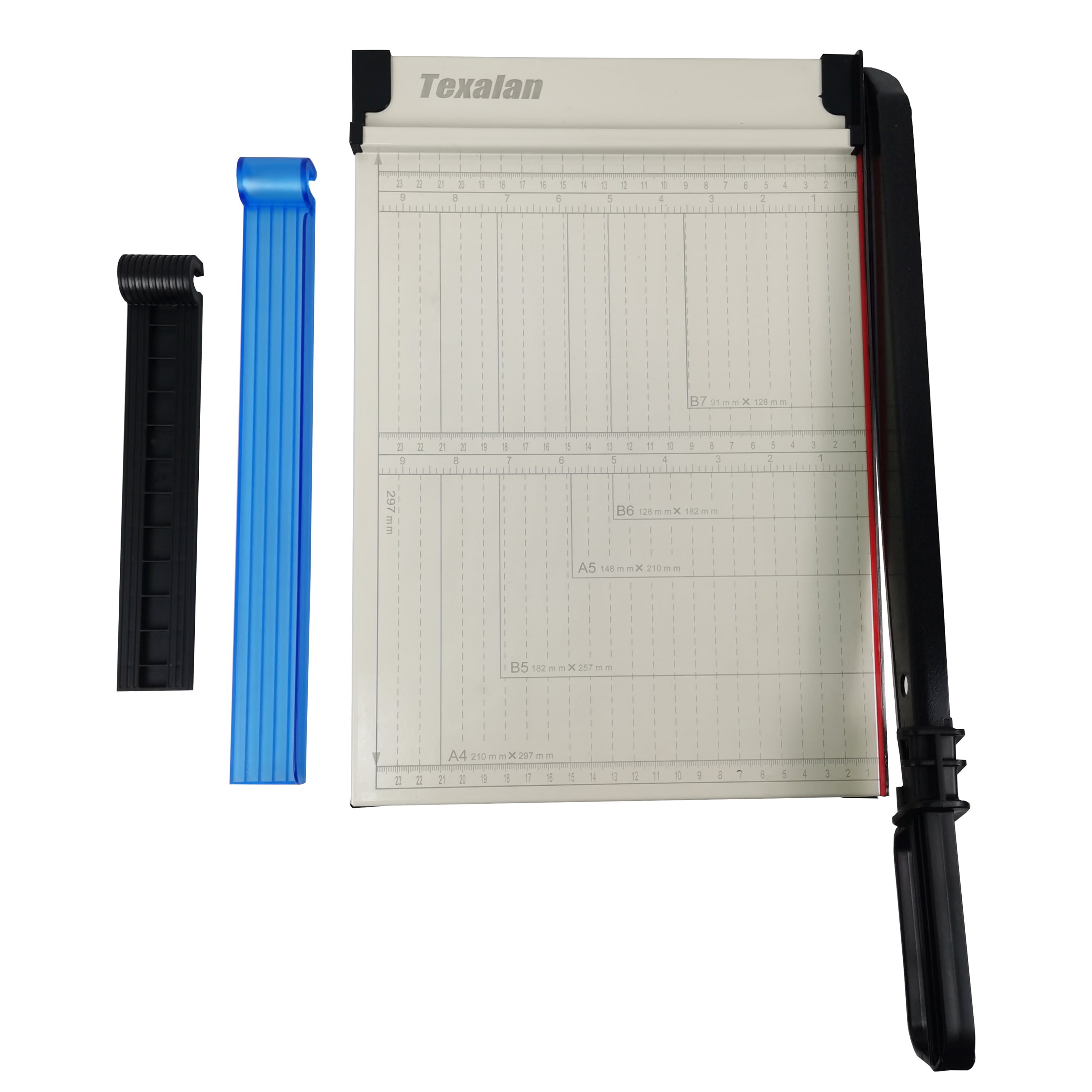 TEXALAN Guillotine Paper Cutter Trimmer 12" A4 Cut Length 12 Sheets Capacity Perfect for Cardstock, Cardboard,Vinyl, Crafts & Photos