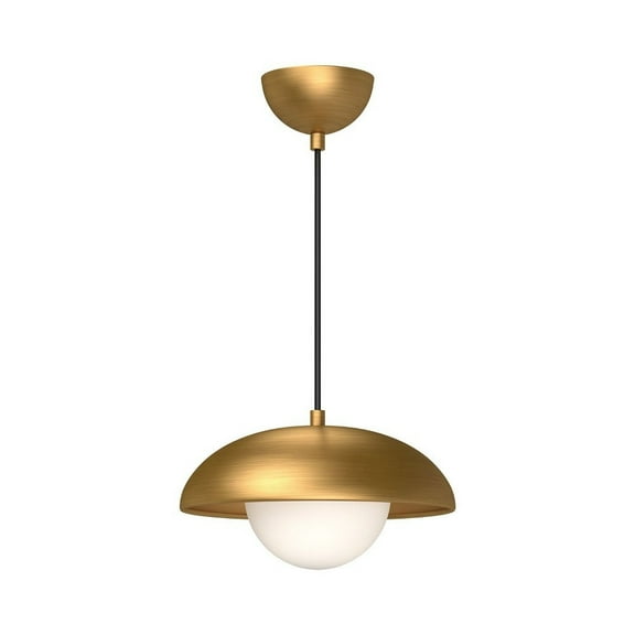 PD522011AGOP-Alora Lighting-Rubio - 1 Light Pendant-6.38 Inches Tall and 10.88 Inches Wide-Aged Gold Finish    -Traditional Installation