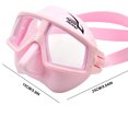 thumbnail image 3 of Toystoory Keep Diving DM-405 protector facial para hombres y mujeres, doble capa, protector a prueba de fugas, protectores de en el mar, Deportes acuáticos Rosado, 3 of 5