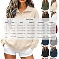 thumbnail image 3 of Maplenight Womens Henley Sweatshirts Waffle Knit Button Up Pullover Sweatshirt Side Slit Long Sleeve Casual Fall Tops, 3 of 6