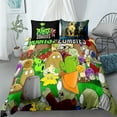 thumbnail image 3 of Plants vs. Zombies three-piece bedding set, 2 pillowcases and 1 quilt cover, Christmas gift set for children and adults, 3 of 7