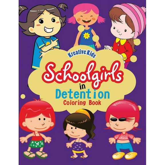 Schoolgirls in Detention Coloring Book (Paperback)