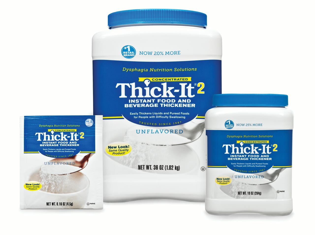ThickIt 2 Food Thickener 10 Ounce Container Canister Unflavored Ready