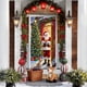 thumbnail image 4 of Funda de puerta navideña de 35x72 pulgadas - Cortina navideña para Santa Claus para decoración de puertas y paredes, tela de poliéster, fácil de instalar, 4 of 6