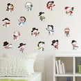 thumbnail image 1 of Isvgxsz 2025 New Clearance Home Decor Christmas Snowman Luminous Sticker Decorative Sticker Removable Glue Small Sticker, 1 of 6