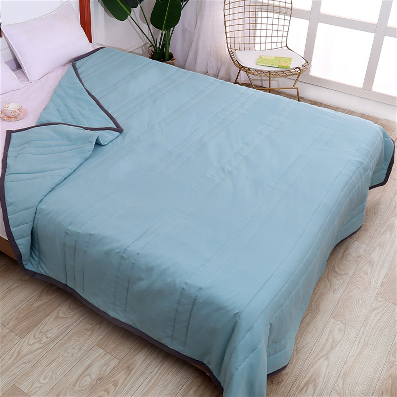 Affordablo Cheap Summer Blanket Thin Lightweight Breathableats Cooling Weighted Blanket for Adults Cooling Blanket for Night Sweats Decorative Plush Blanket 18x18 Size